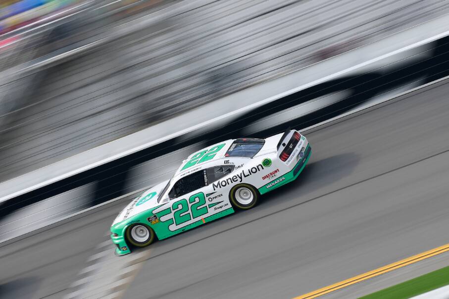 Austin Cindric's fifth-place finish led the Mustangs in the Xfinity series on Saturday. Austin Cindric's fifth-place finish led the Mustangs in the Xfinity series on Saturday.